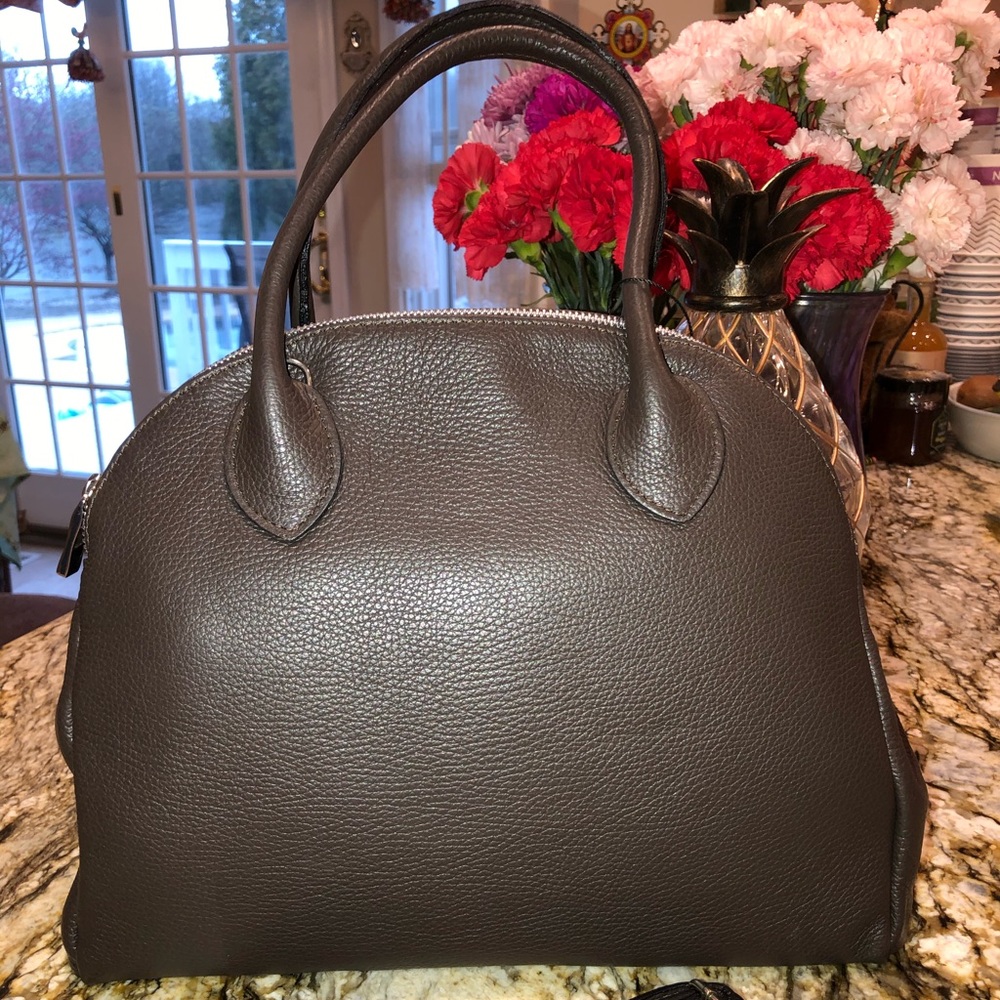 Floto Chiara Genuine Leather Satchel